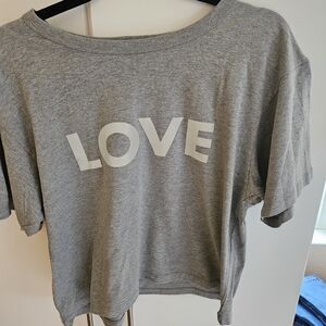 For The Republic Heather Gray LOVE Tee